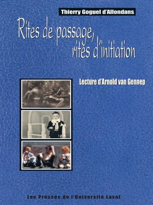 cover image of Rites de passage, rites d'initiation...